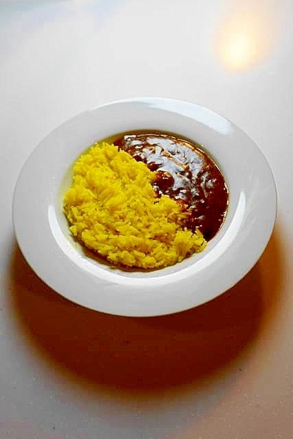 サフランは高価だから代用！クチナシライス レシピ・作り方 by