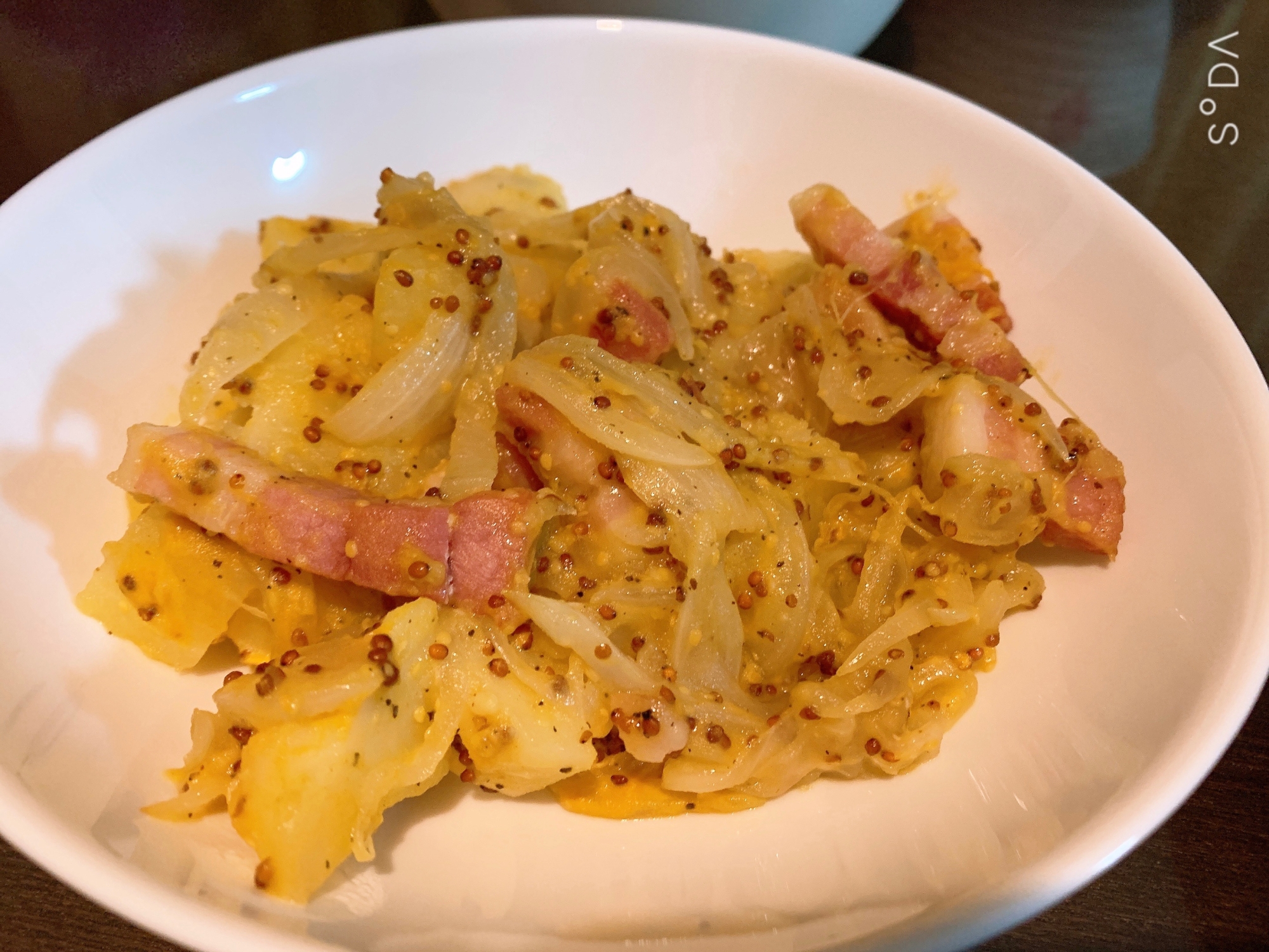 ハニーマスタード味のジャーマンポテト レシピ 作り方 By にゃにゅにょん 楽天レシピ