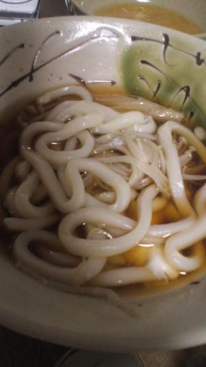 誰でも簡単に♪えのきうどん