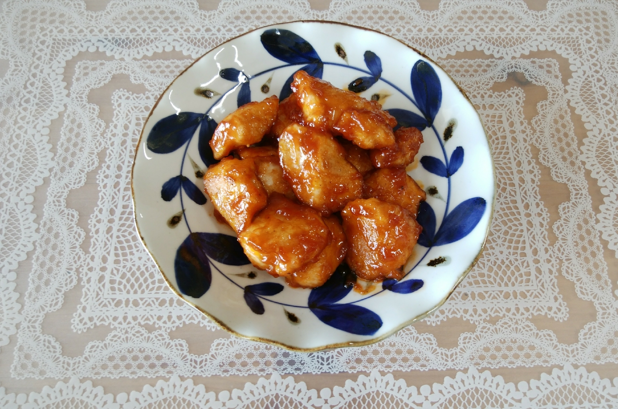 鶏胸肉のピリ辛ケチャップ炒め♡お弁当のおかず