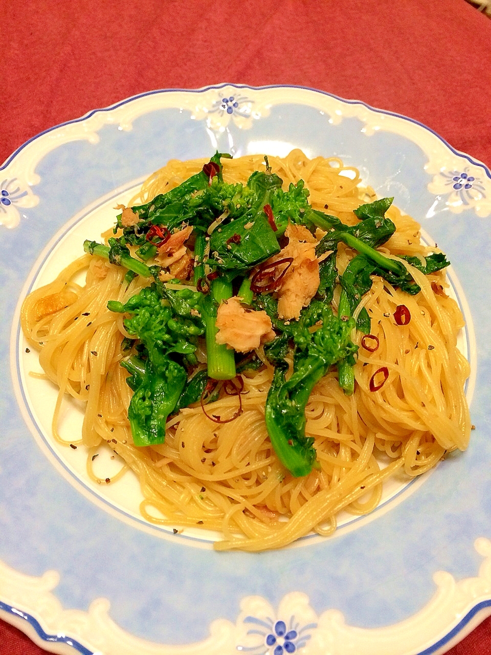 簡単♪菜の花とツナの春パスタ