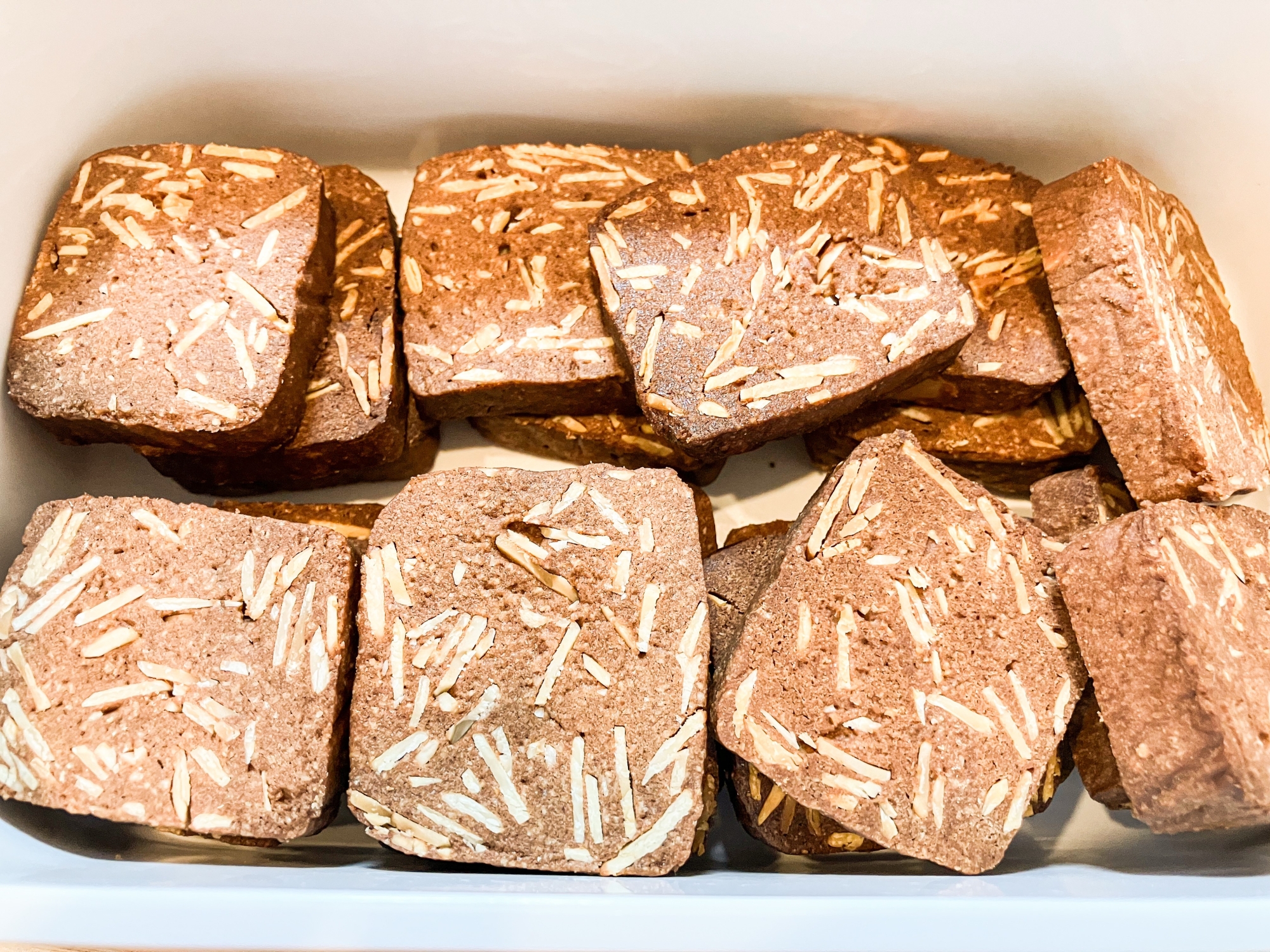 ざっくざく！米粉のココアアイスボックスクッキー