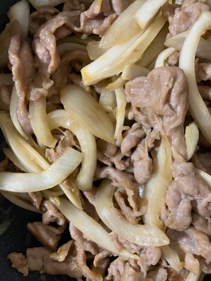 簡単作り置き☆豚バラ肉の味噌炒め