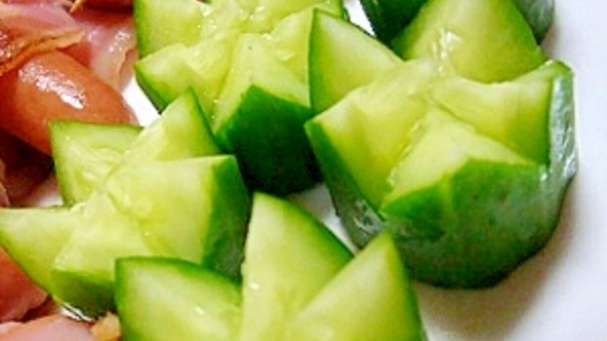 かわいい きゅうりの飾り切り レシピ 作り方 By こぐま母 楽天レシピ かわいい きゅうりの飾り切り レシピ 作り方 By こぐま母 楽天レシピ