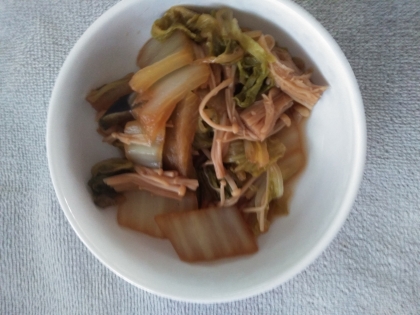 豆もやし白菜ナスえのき鍋