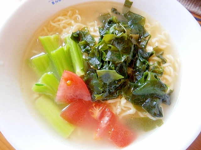 冷蔵庫の野菜で☆インスタントラーメン☆