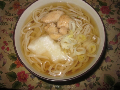 腹もちがいい！かっちんうどん（力餅うどん）