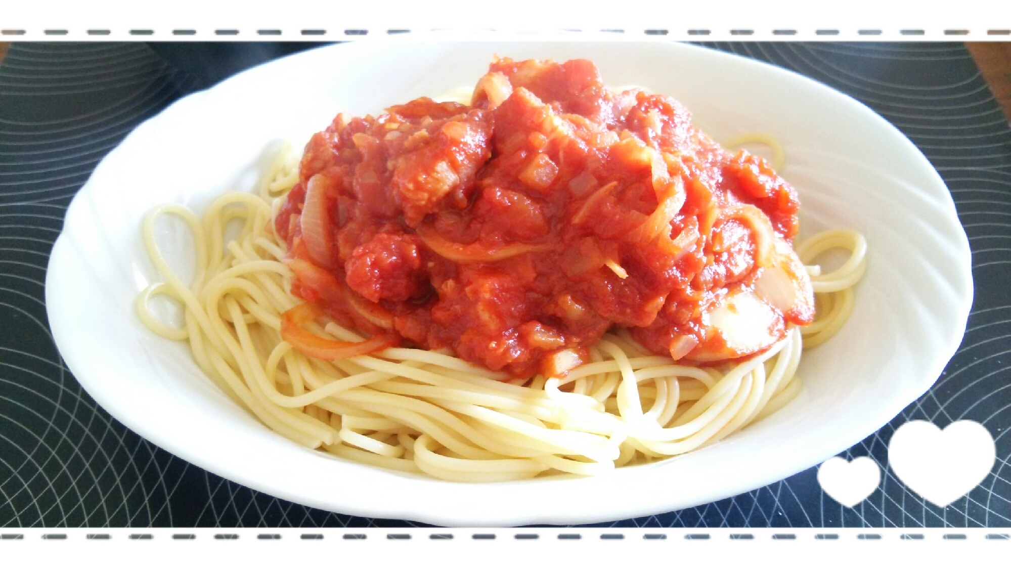 トマト缶とベーコンで作る簡単ちゃちゃっとパスタ レシピ 作り方 By Emi S Kitchen 楽天レシピ