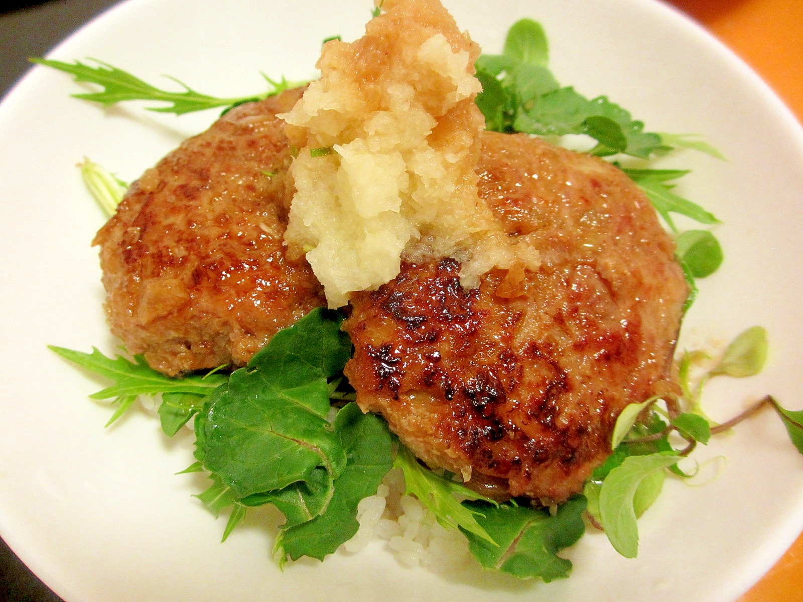 和風ポークバーグ丼