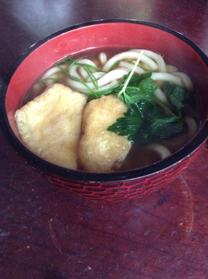 じゅわーと沁みた油揚げ、美味しい！

ごちそーさま。