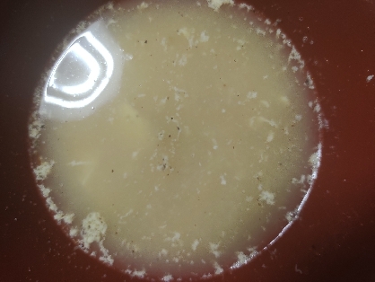 にんじん卵スープ