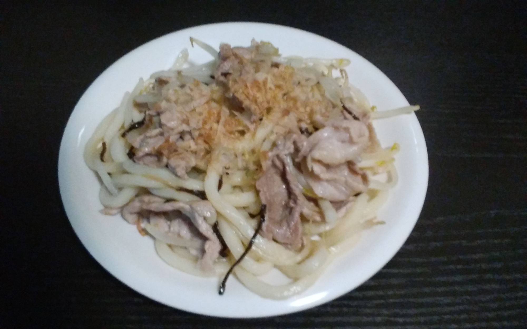 さっぱり塩味！焼きうどん