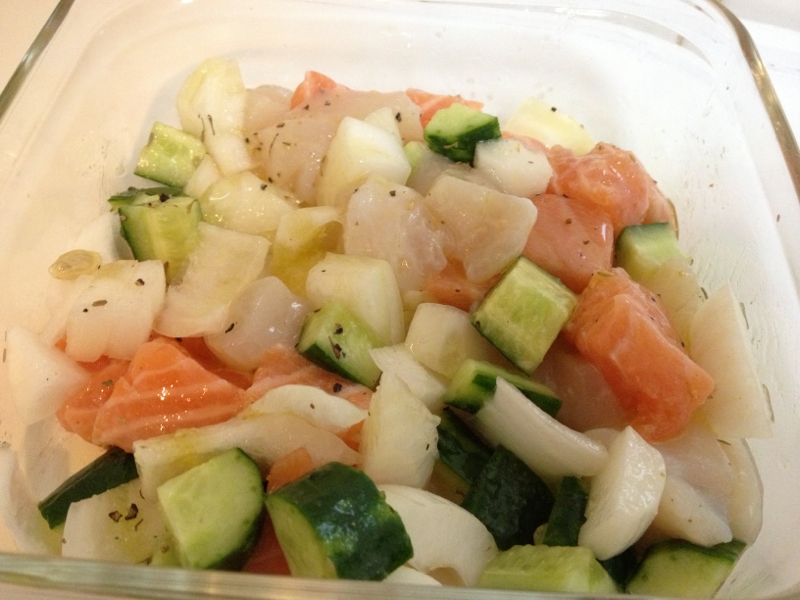 コストコアトランティックサーモン マリネ レシピ 作り方 By Lilicoco 楽天レシピ