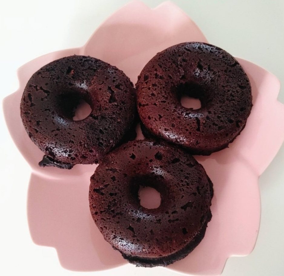 オートミール豆腐チョコドーナツ