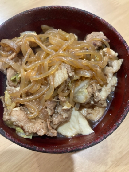 めんつゆで簡単味付け☆肉豆腐