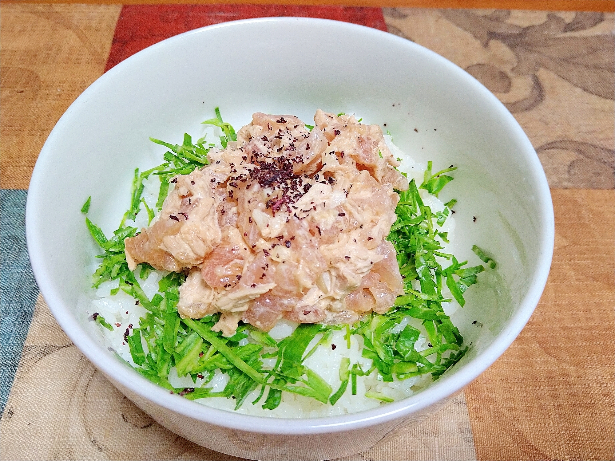 ツナマヨ鮪丼