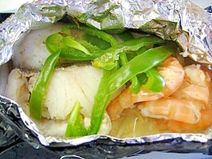 海鮮とキノコの包み焼き レシピ 作り方 By K5b4 楽天レシピ 海鮮とキノコの包み焼き レシピ 作り方 By K5b4 楽天レシピ