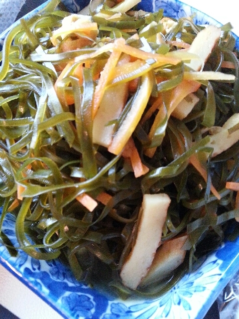 切り昆布の煮物