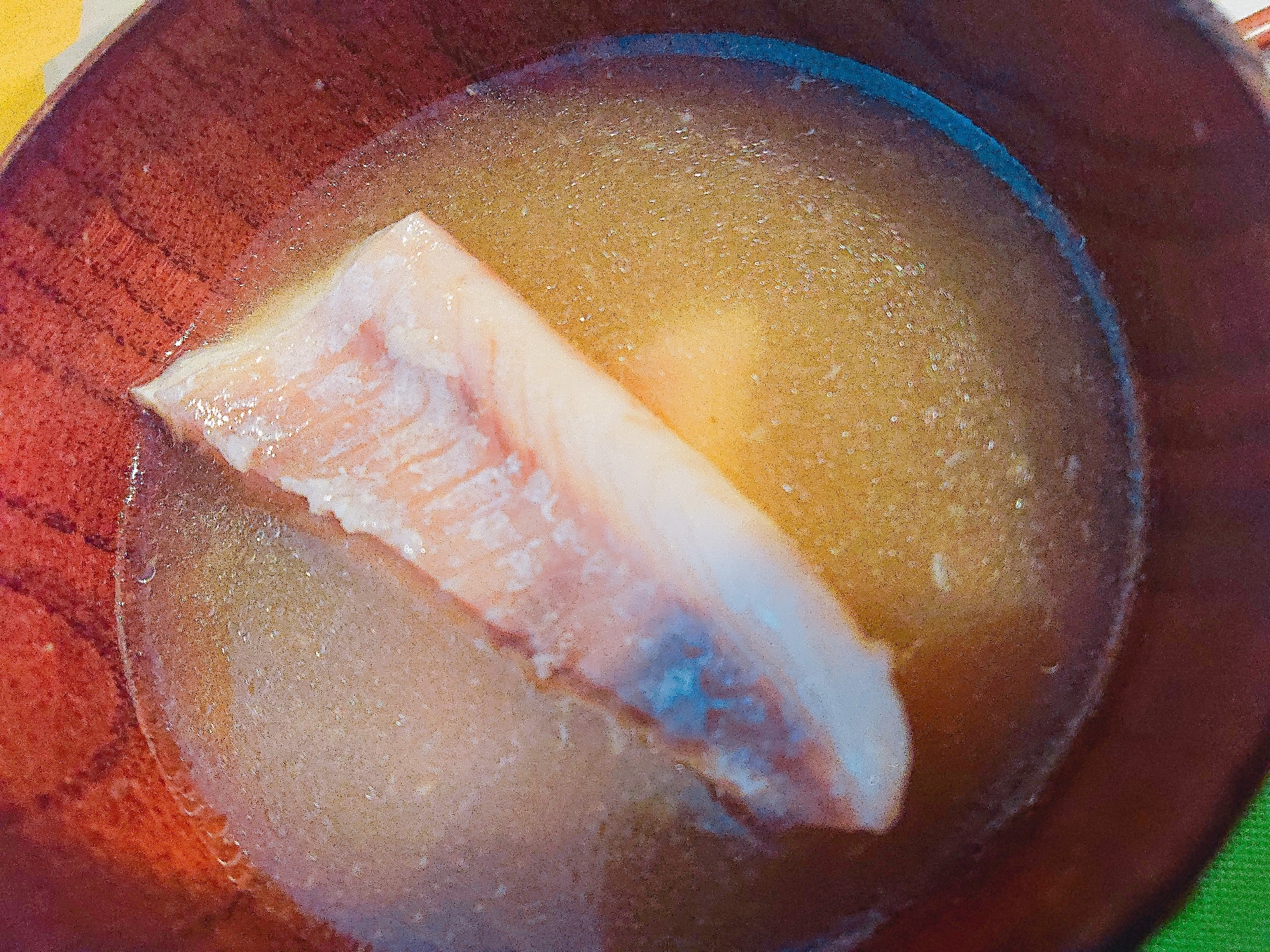 赤魚のシンプル味噌汁