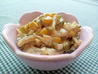 ゴーヤとコーンの美味サラダ レシピ 作り方 By Umenohanahana 楽天レシピ