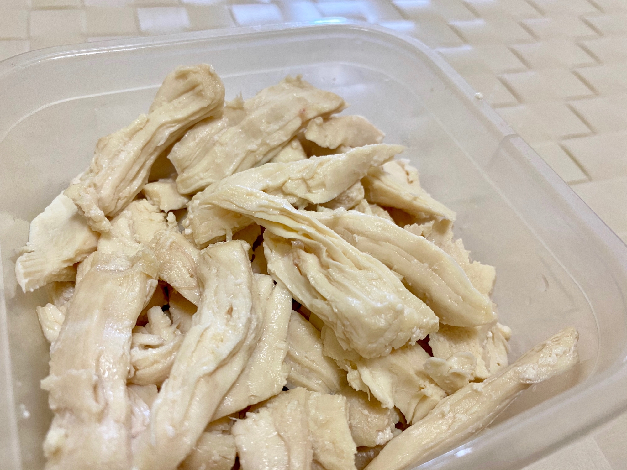 レンジで簡単☆ふっくら蒸しササミのような むね肉 レシピ・作り方 by 