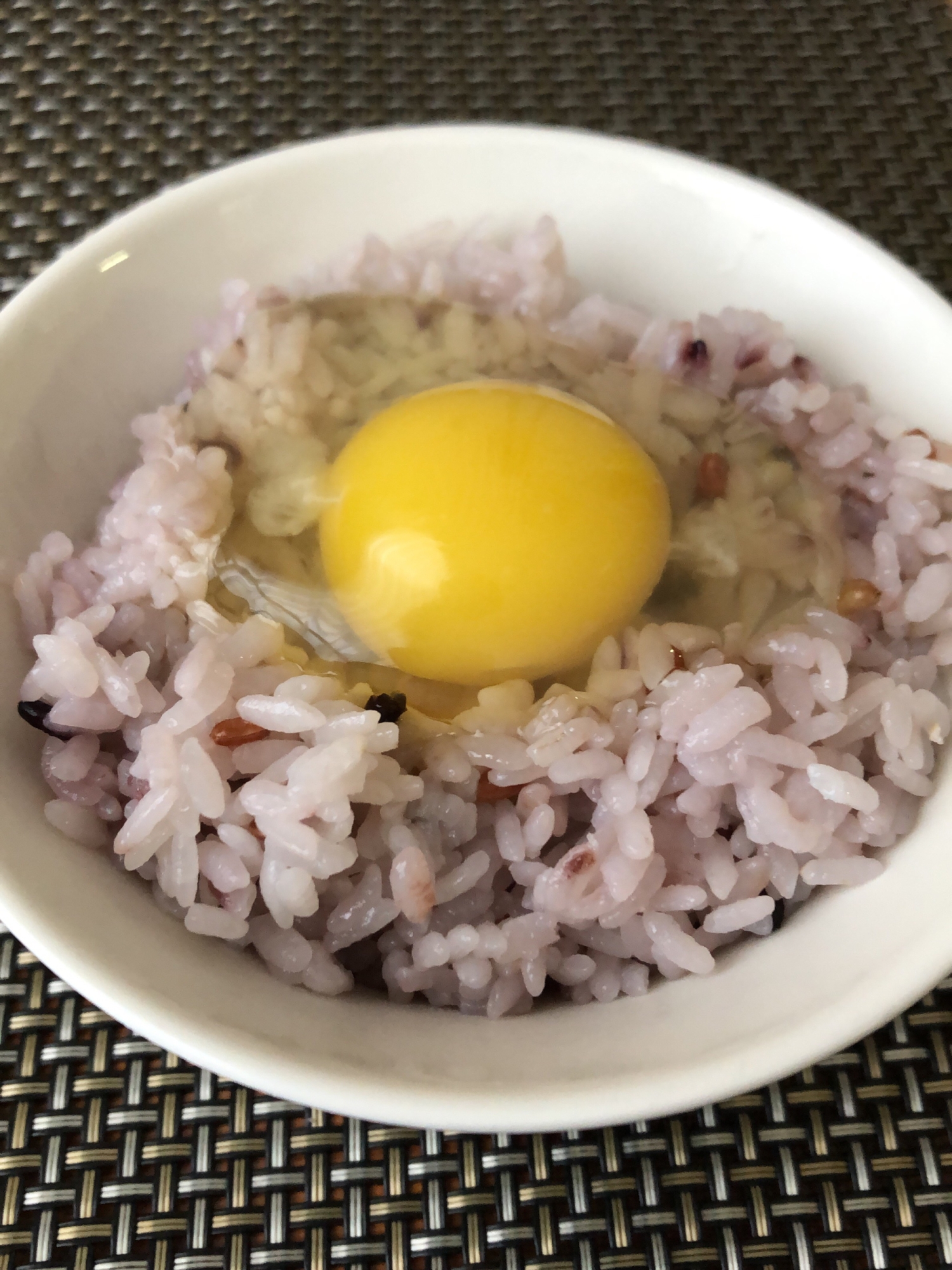 山椒入り七味！たまごかけご飯