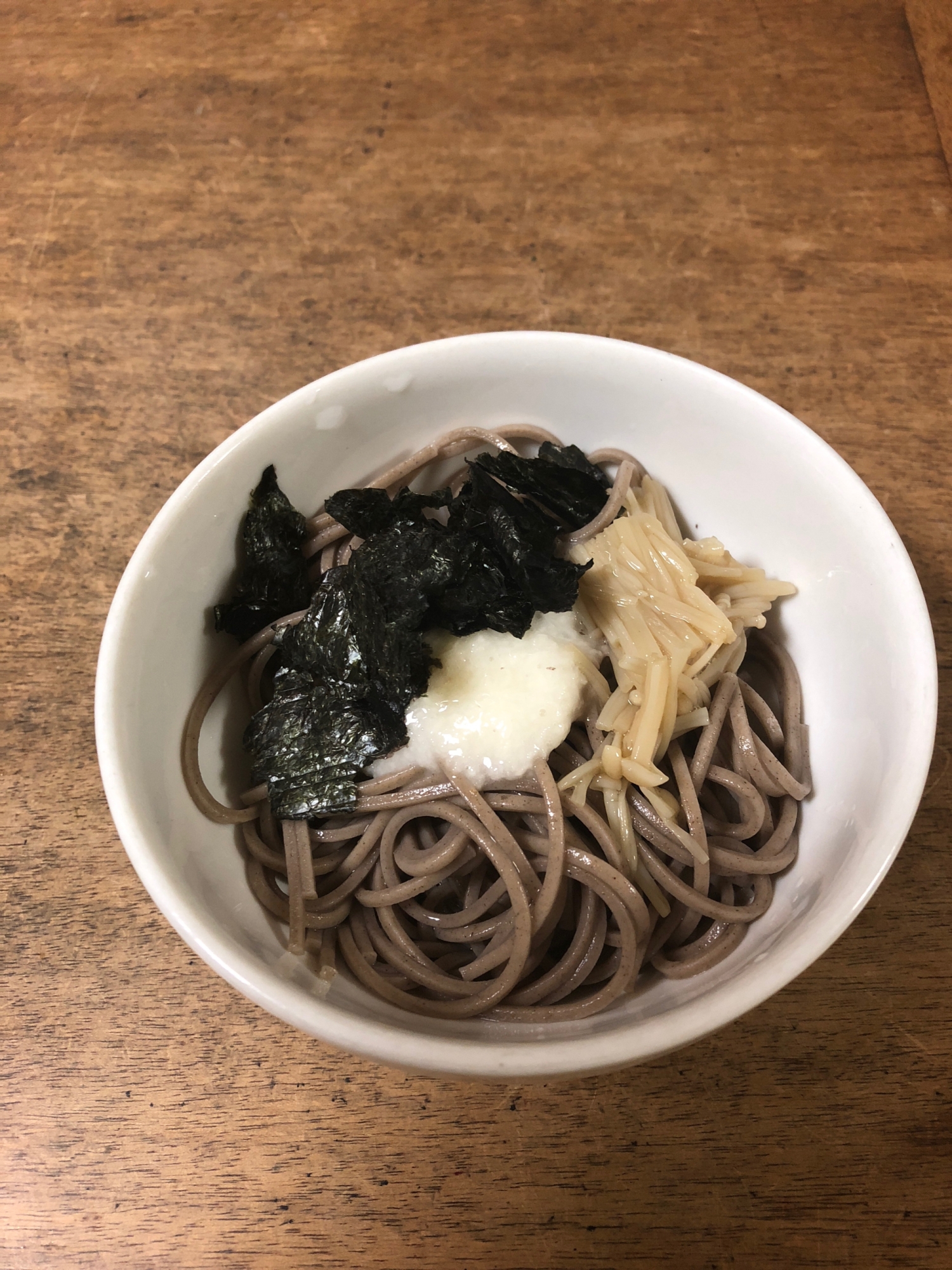 とろろエノキ蕎麦