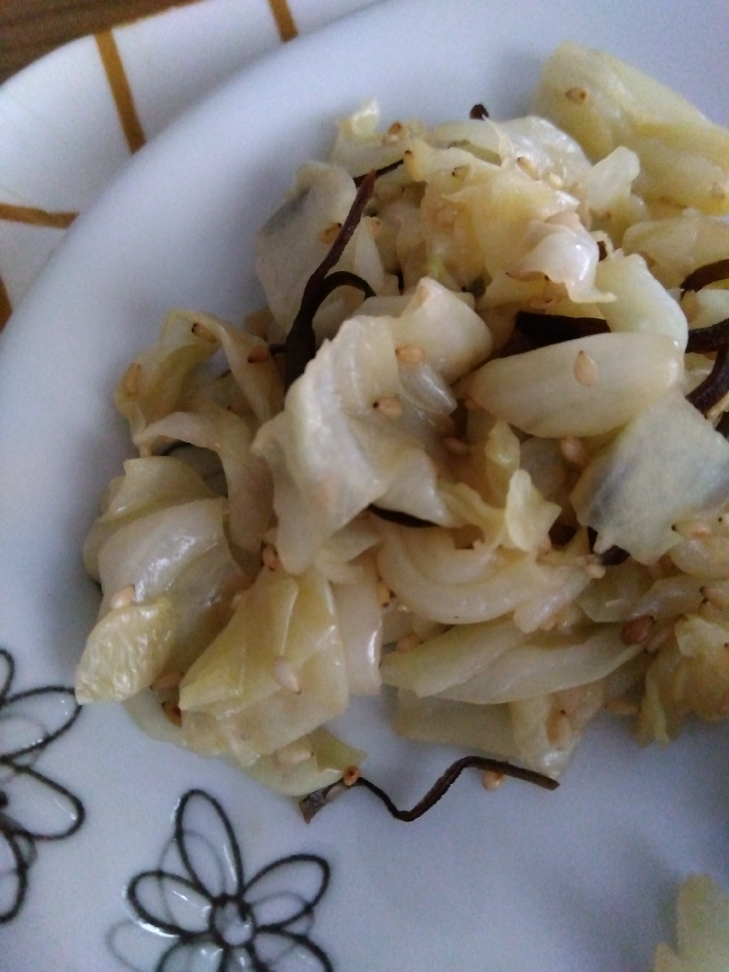 レンジで簡単副菜キャベツ