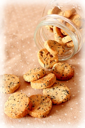 卵無し サクサクが癖になる ごまクッキー レシピ 作り方 By にっこパッド2号 楽天レシピ