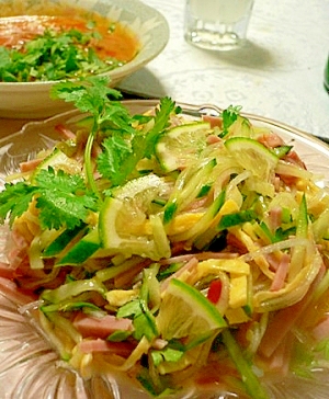 お手軽!タイ風春雨サラダ
