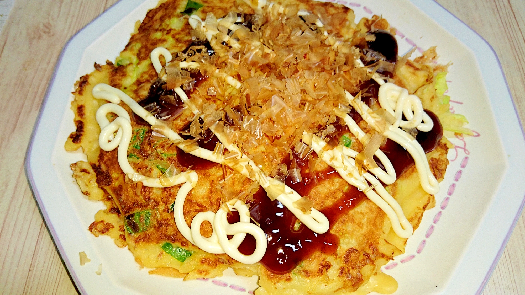 水を使わない☆大根おろしのお好み焼き