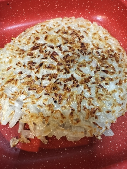 玉ねぎだけ！もちもち玉ねぎ焼き！！！
