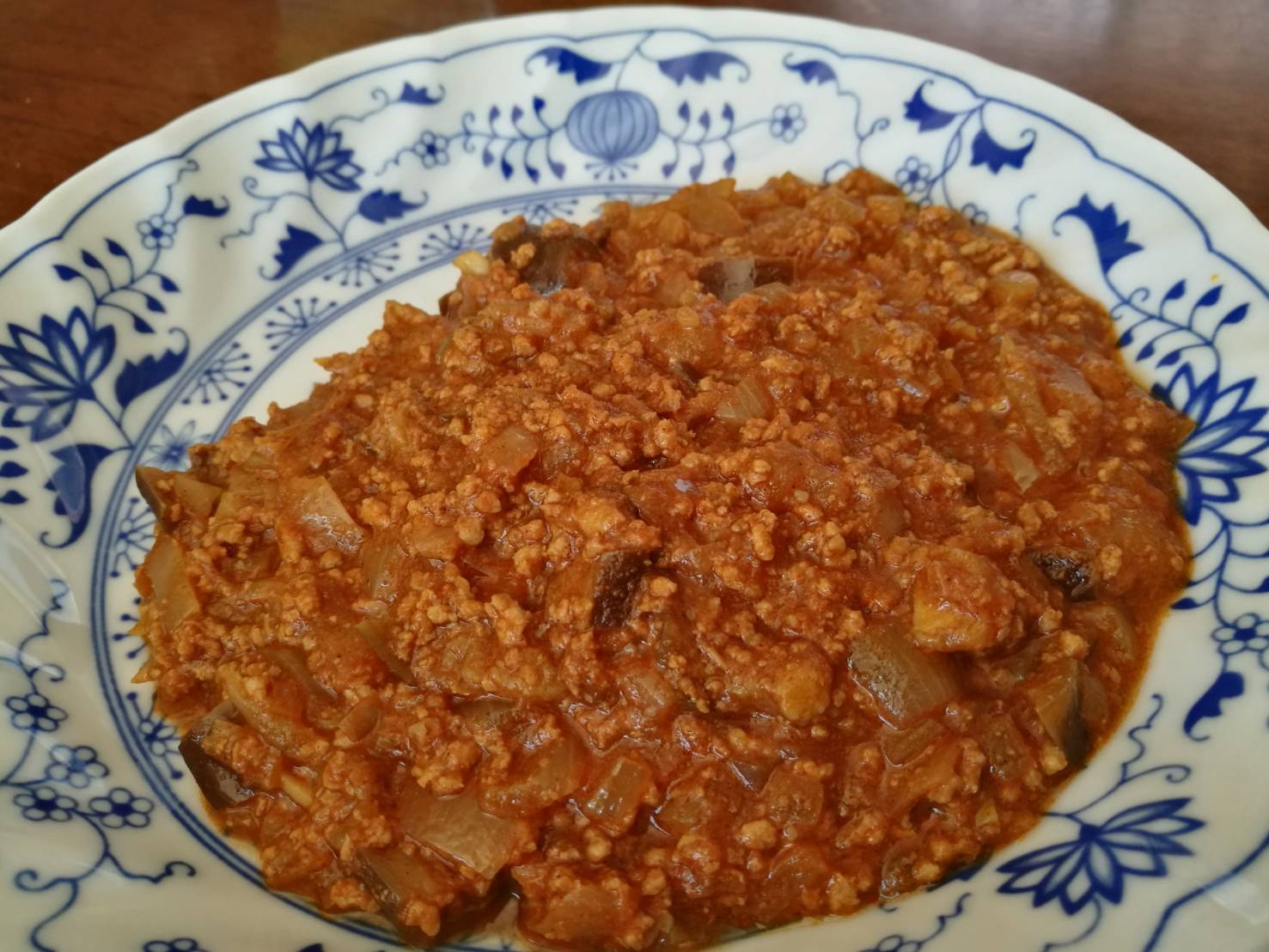 サルチャを使って、キーマカレー