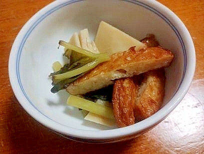 筍・蕗・玉ねぎ天の　煮物