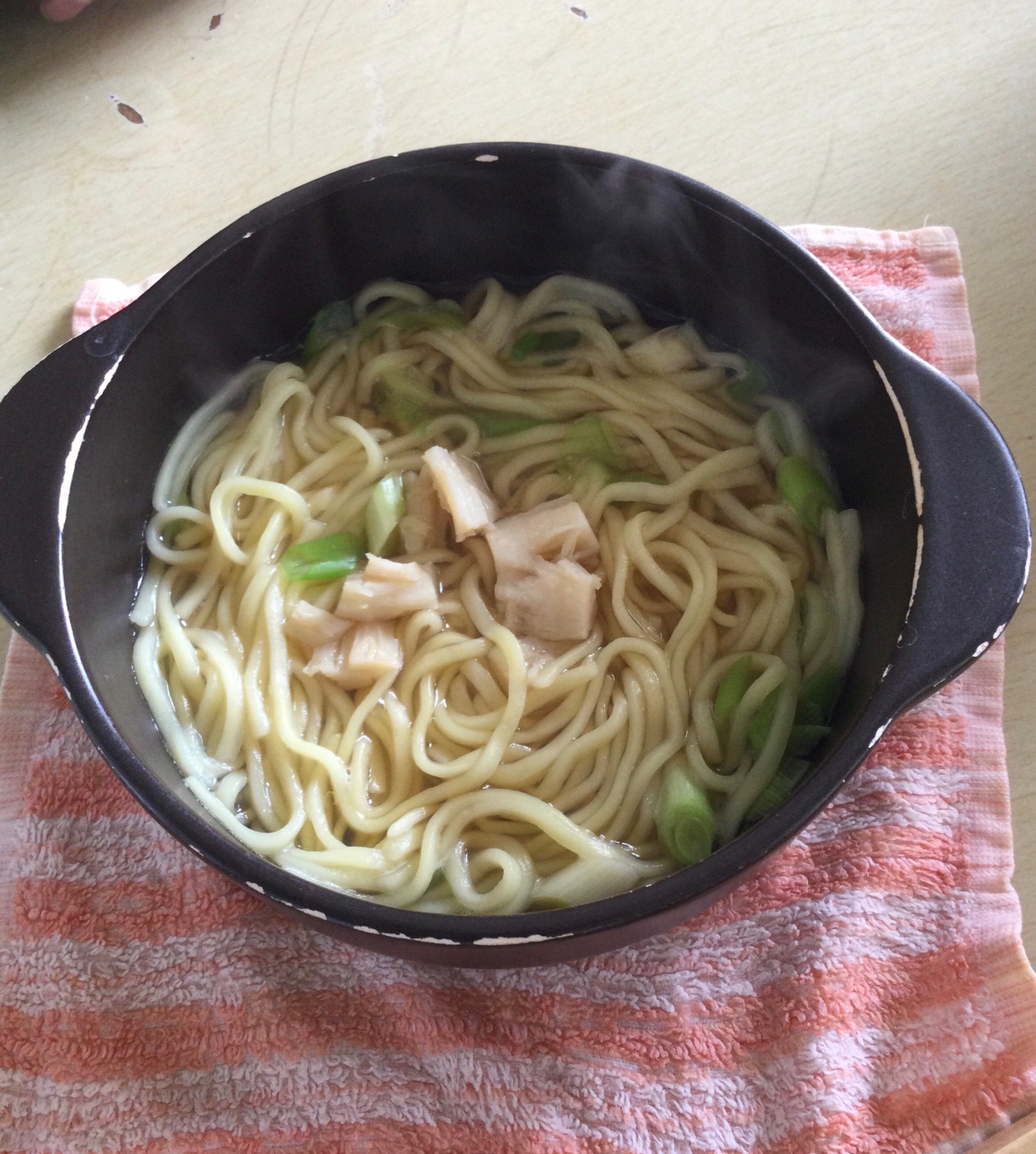 ホタテねぎ入りラーメン♪