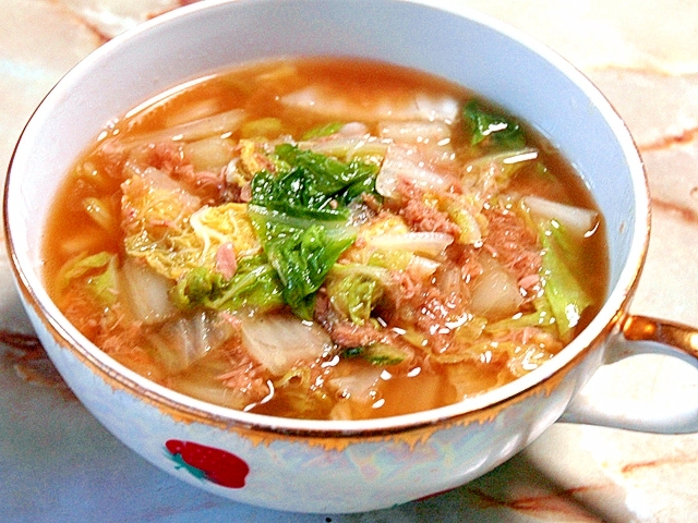 メインは2つだけ 白菜とツナのシンプル煮物 レシピ 作り方 By Torezu 楽天レシピ