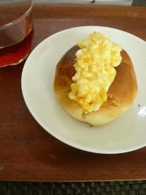 バターロールで 簡単ゆで卵サンド レシピ 作り方 By Kumiko3 楽天レシピ