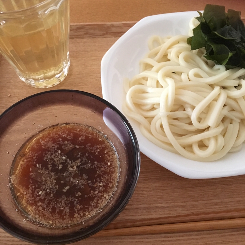 ピリ辛ダレ☆つけうどん