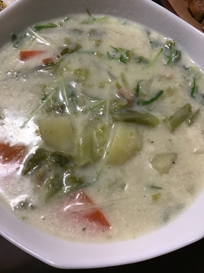 野菜のクリームシチュースープ