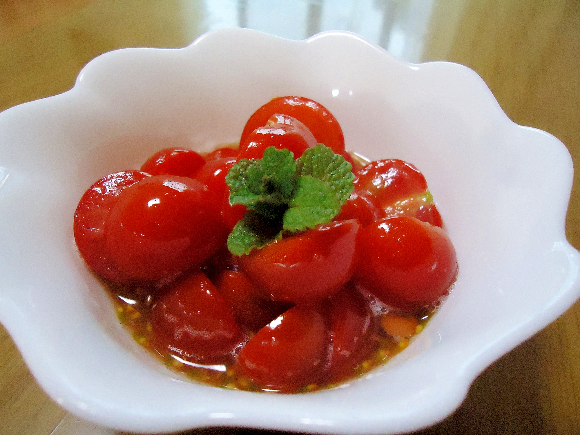 ミニトマトのレモンシロップ漬け レシピ 作り方 By Pulcherrima 楽天レシピ