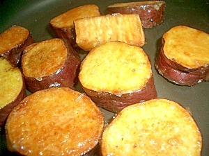 カリッ!ホクッ!さつまいもの飴がけ♪