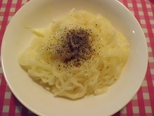 ☆糖質制限食☆こんにゃく麺のカルボナーラ風♪