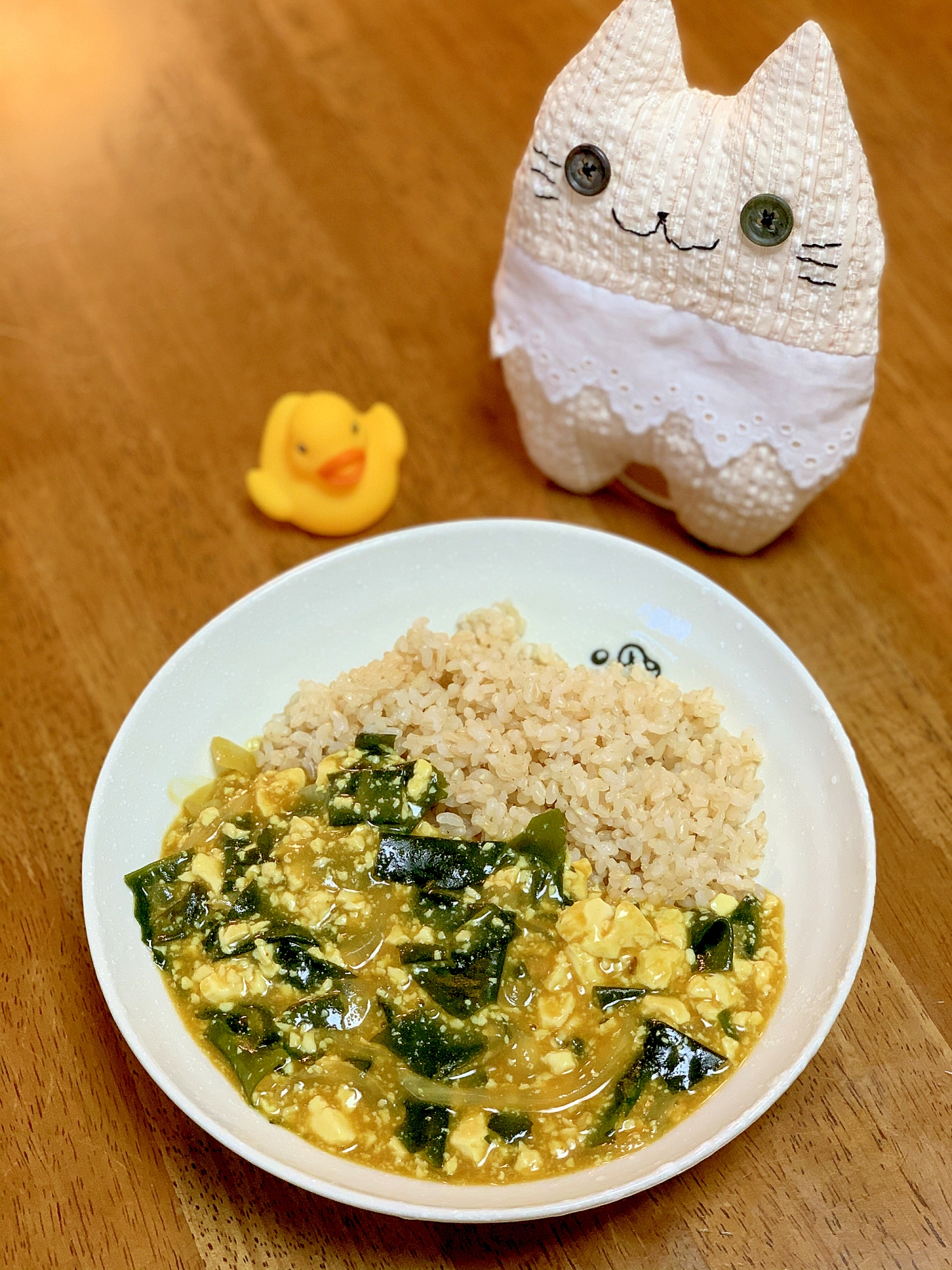 豆腐とわかめのカレー