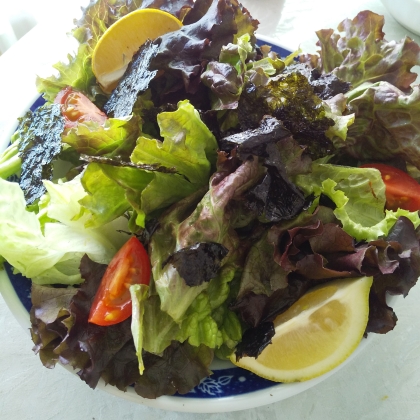 朝食に好評でした♪荏胡麻油を使ったドレッシングがとても美味しいですね！また作ります(^-^)