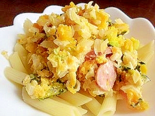 ペンネ入りかぼちゃサラダ
