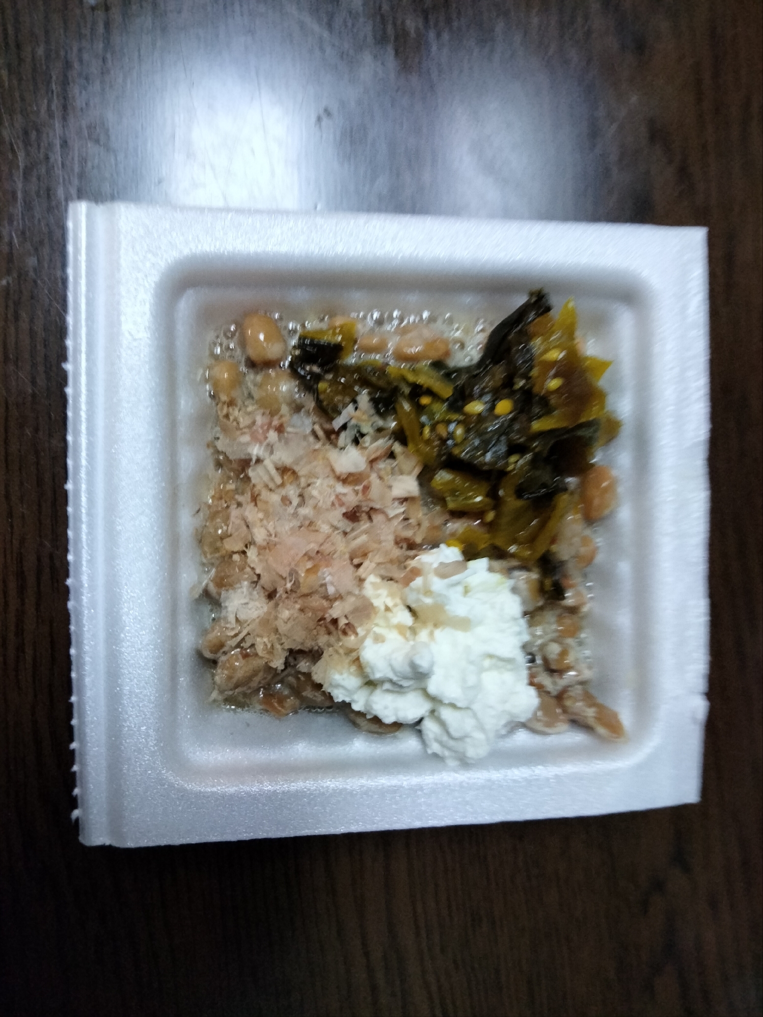 納豆アレンジ クリチ高菜漬けおかか