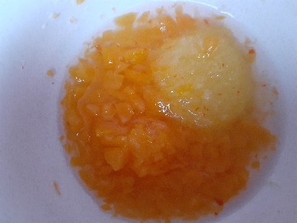 離乳食中期　キャロットオレンジ