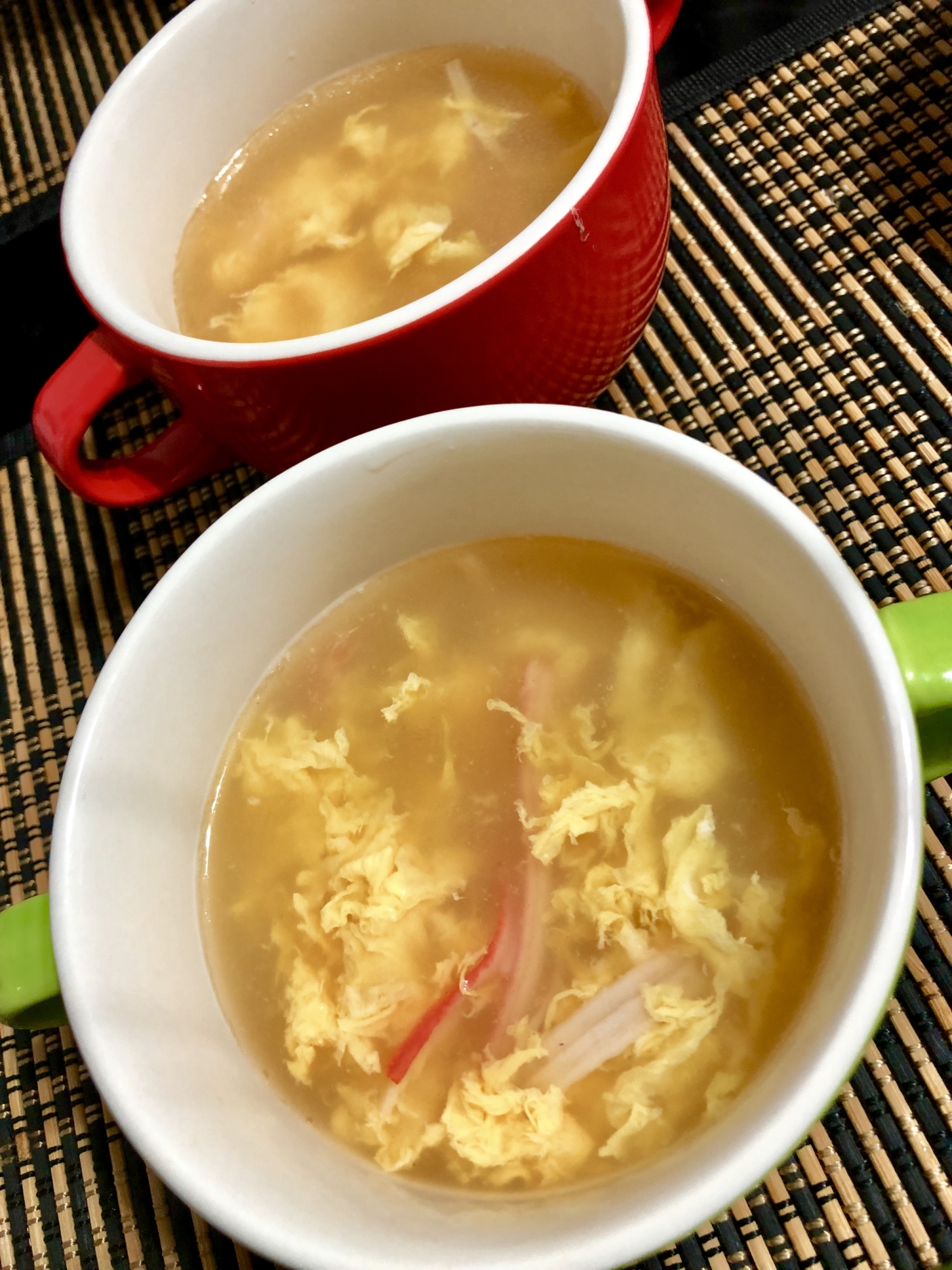 超簡単♡カニ玉スープ