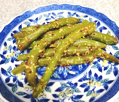 インゲンだけですが、美味しかったです！