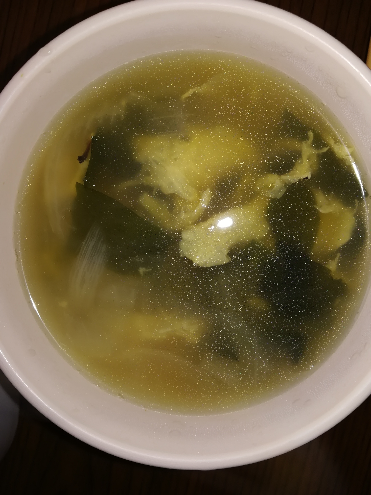 わかめたまご玉ねぎの中華スープ